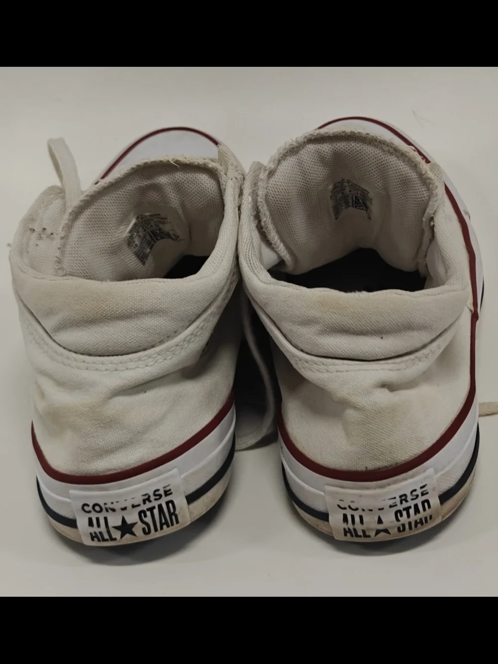 Converse CTAS Madison Mid White Canvas Sneakers Women’s Size 10 Lace Up Casual S